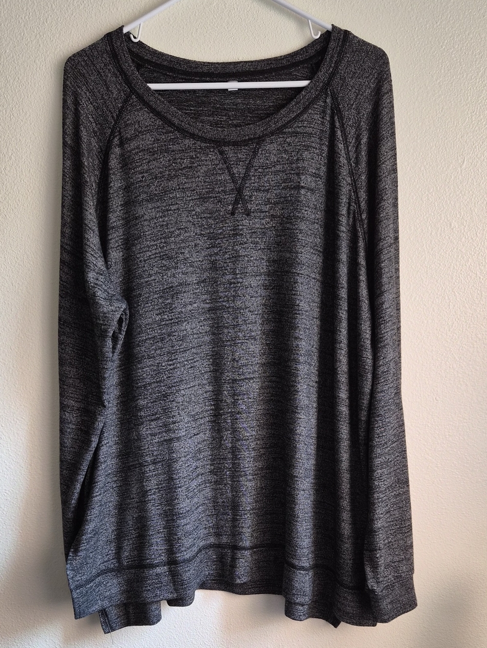 Heathered Charcoal Gray Sweater Size 3XL